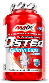 Amix Osteo Gelatin + MSM 200 kapslí