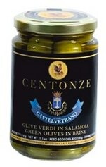 Centonze Crushed Green Olives in Brine (Olivy zelené vykôstkované) 340 g