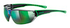 Cyklistické okuliare Uvex Sportstyle 204 čierno-zelené