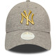 Dámska šiltovka New Era 9Forty Metallic Logo MLB New York Yankees sivá