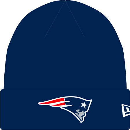 Detská zimná čiapka New Era Team Cuff Knit NFL New England Patriots