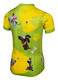 Detský cyklistický dres Etape Rio zeleno-žltý