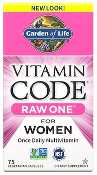 Garden of Life Vitamin Code RAW ONE - pre ženy 75 kapsúl