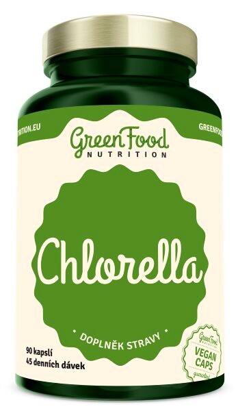 GreenFood Chlorella vegan 90 kapsúl