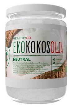 Healthyco Organický Neutrálny Kokosový Olej (Rafinovaný) 630 ml