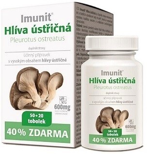 Imunit Hliva ustricovitá 50 + 20 kapsúl