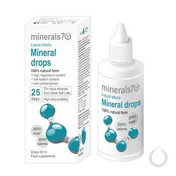 Minerals70 Mineral Drops 100% 50 ml