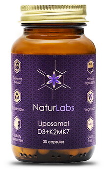 NaturLabs Lipozomálny vitamín D3 + K2 30 kapsúl