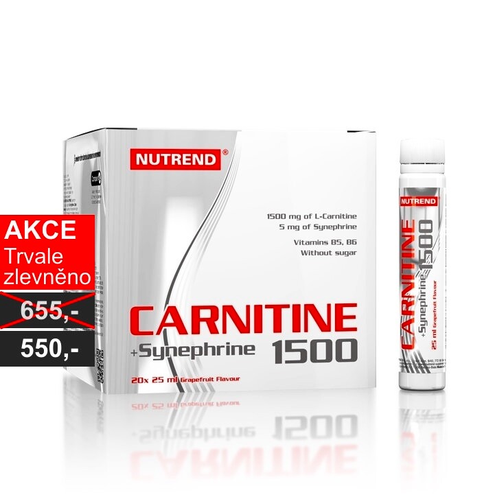 Nutrend Carnitine 1500 + Synephrine 20x 25 ml