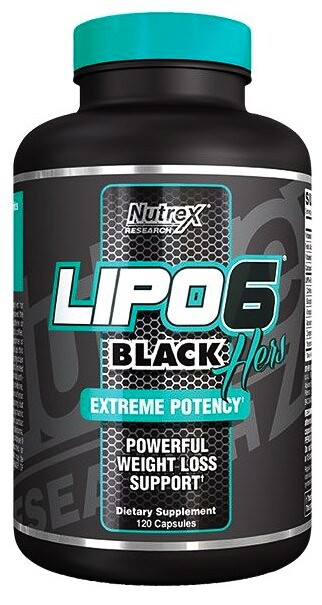 Nutrex Lipo 6 Black Hers Extreme Potency 120 kapsúl