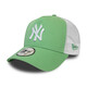 Šiltovka New Era League Essential Trucker New York Yankees Light Green