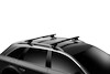 Strešný nosič Thule s hliníkovou EVO tyčou čierny CHEVROLET Cruze 5-dr Hatchback so strešnými lyžinami (hagusy) 01-04