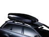 Strešný nosič Thule s hliníkovou tyčou CHEVROLET Cruze 5-dr Hatchback so strešnými lyžinami (hagusy) 01-04