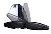 Strešný nosič Thule s hliníkovou tyčou čierny CHEVROLET Corsa 5-dr Wagon so strešnými lyžinami (hagusy) 96+