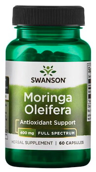 Swanson Moringou oleifera 400 mg 60 kapsúl
