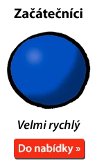 Velmi rychlý, modrý míček na squash pro začátečníky
