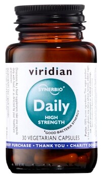 Viridian Synerbio Daily High Strength (Zmes probiotík a prebiotík) 30 kapsúl